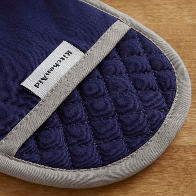 KitchenAid Asteroid Pot Holder 2-Pack Set  Cobalt Blue  6.5""x10"" - Image 4