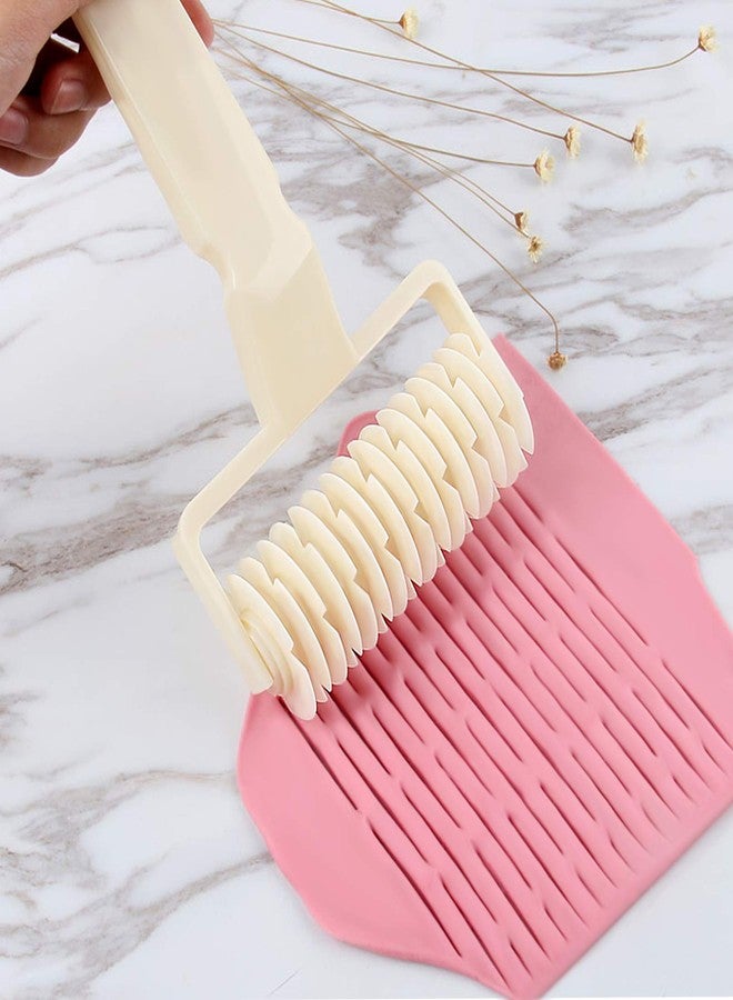 Aonagi Lattice Roller Cutter, Pie Pizza Cookie Dough Roller Lattice Household Baking Pastry Tools(Plastic lattice cutter) - Image 2