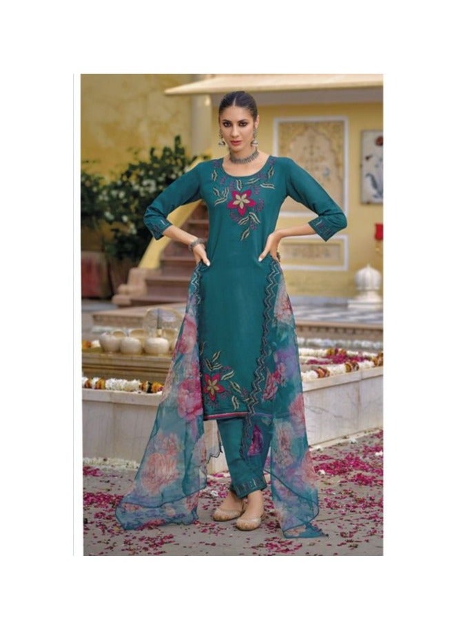 Fully stiched Kurti with pant and Dupatta  - Image 1
