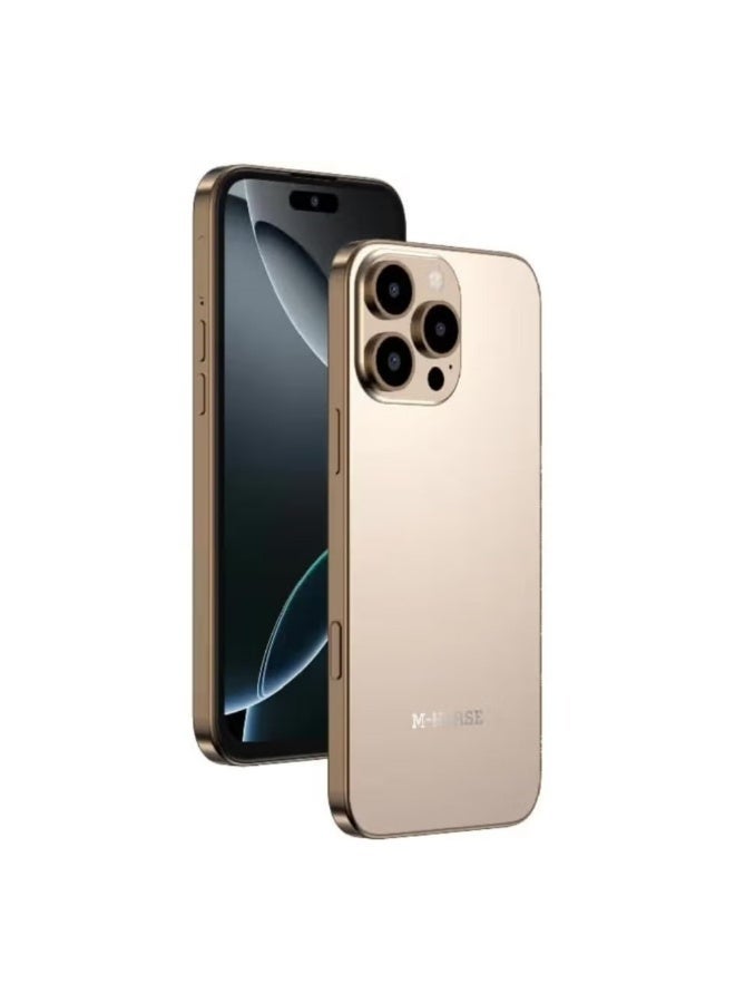 M-HORSE M16 Pro Max 256GB, 12GB RAM, NFC, Fast Charging – Desert Gold - Image 3