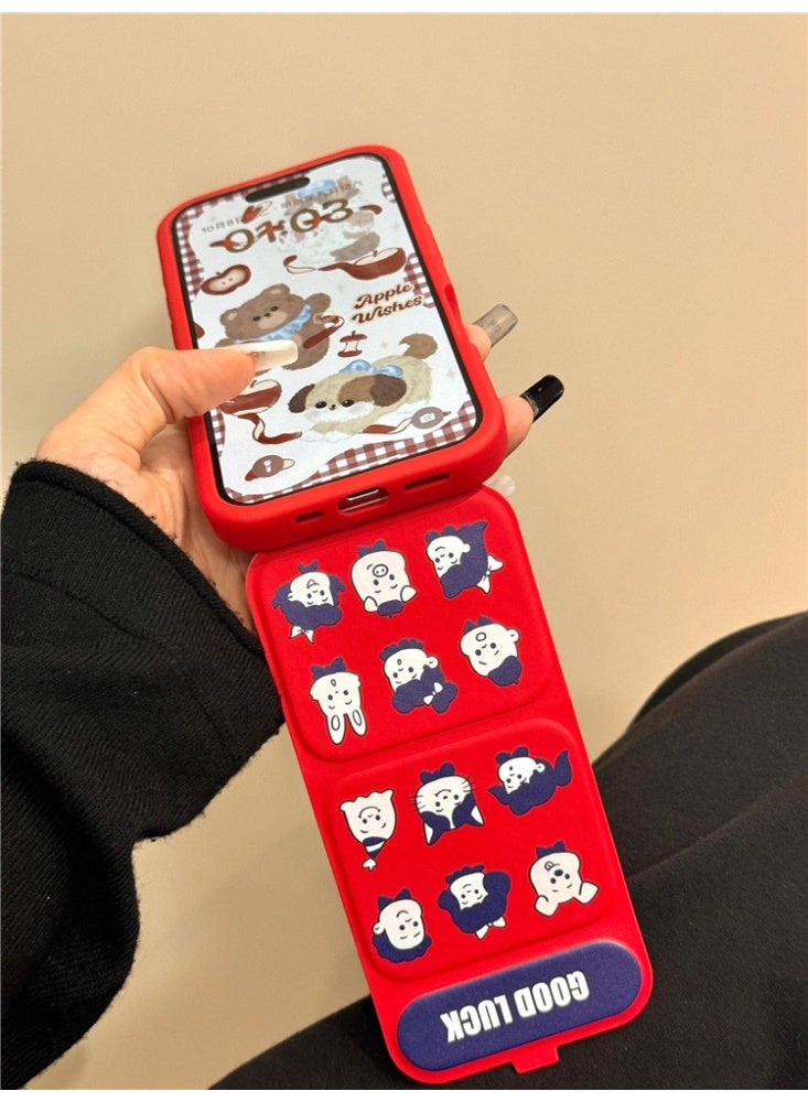 NIBEMINENT Cute Cartoon Avatar Protective TPU Case Cover For iPhone 16 Pro - Image 3