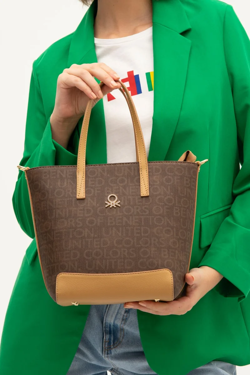 UNITED COLORS OF BENETTON Benetton Women's Handbag Brown-Camel BNT1331