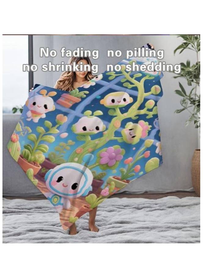 عام بطانية رقيقة من الفانيلا (دافئة ومريحة، ومناسبة للنوم، واستخدام الألعاب، وإزالة الغبار والرمل) 150 سم * 200 سم - 920 - Image 5