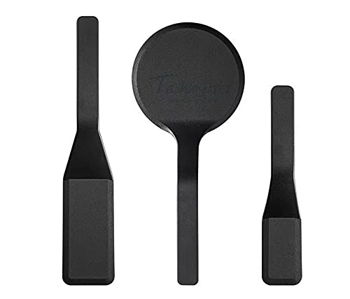 top Topolopyfeely Big-Middle-Mini Pack of 3 Black Nylon Turners  Non Stick KItchen Spatulas  High Heat Resistant BPA Free Cooking Utensils  Ldeal Cookware for Pancake  Vegetable and Cookies - Image 1