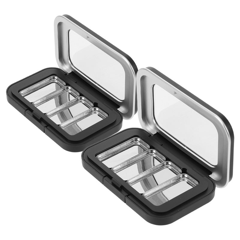 4 pcs Eyeshadow Box Empty Highlighter Case Refillable Eyeshadow Pan Empty Small Eyeshadow Boxes Eyeshadow Pallets - Image 4