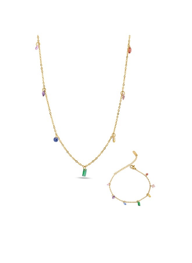 PALMONAS 18k Gold Tone Plated Vibrant Cascade
 for Women - Image 1