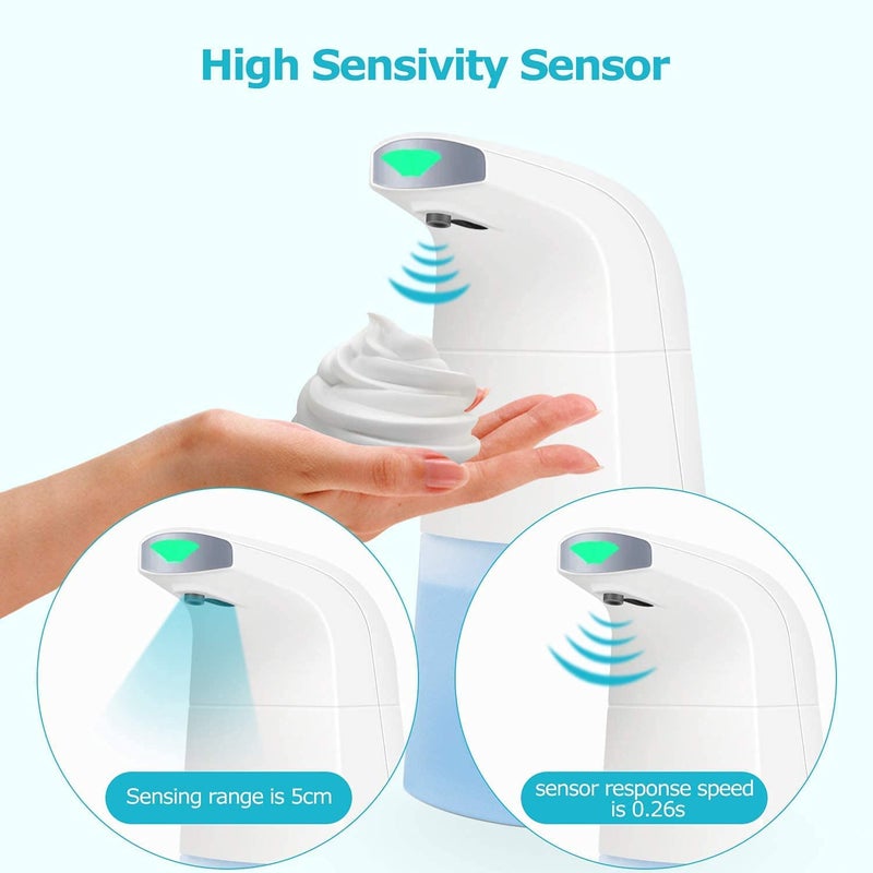 Replex Soap Dispenser Automatic Foaming Hand Free Countertop Soap Dispensers Touchless Soap Pump Dish Soap Dispenser for Kitchen Bathroom - Image 2
