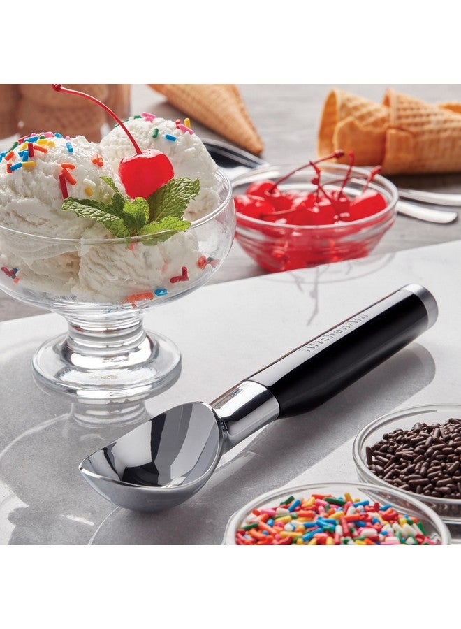 KitchenAid Classic Ice Cream Scoop, 8.6 inches, Black - Image 5