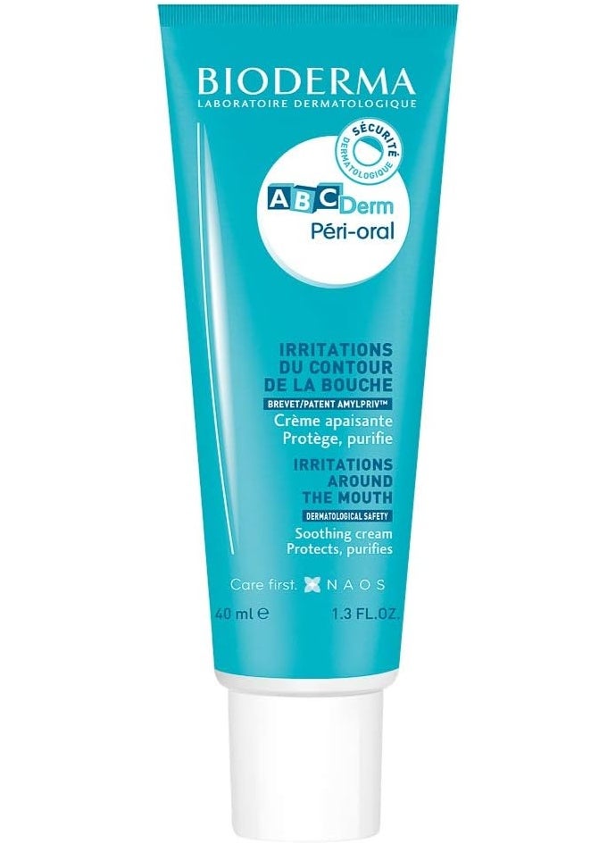 Bioderma Bioderma ABCDerm Peri-Oral Repairing Mouth Irritations Cream for Baby and Children, 40 ml 
