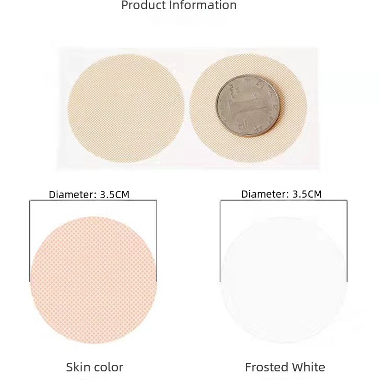 Mens Invisible Nipple Covers Anti-Chafing Marathon Pads Skin color (10 stickers and 5 pairs) - Image 4