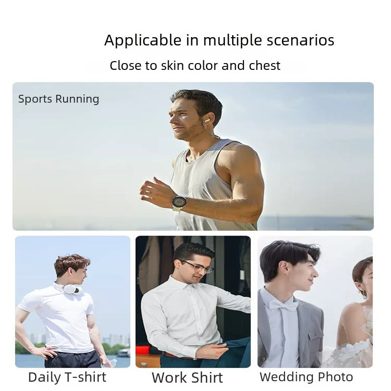 Mens Invisible Nipple Covers Anti-Chafing Marathon Pads Skin color (10 stickers and 5 pairs) - Image 3