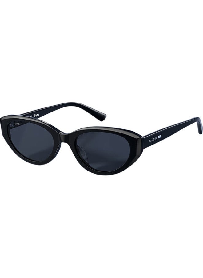 PARZIN Sunglasses, Fan Chengcheng Style Fashionable Cat-Eye Narrow Frame Glasses, Sun Protection Driving Sunglasses, 12733 - Image 2