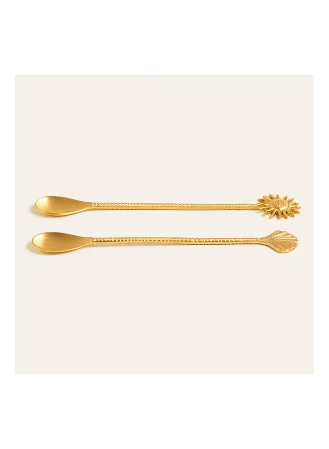 Zsa Zsa Zsu Yellow Lotus Rice Service Set 19x3 cm  | Best Price UAE