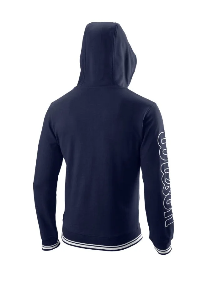 Wilson MEN'S TEAM II FZ TENNIS HOODY - TEAM NAVY