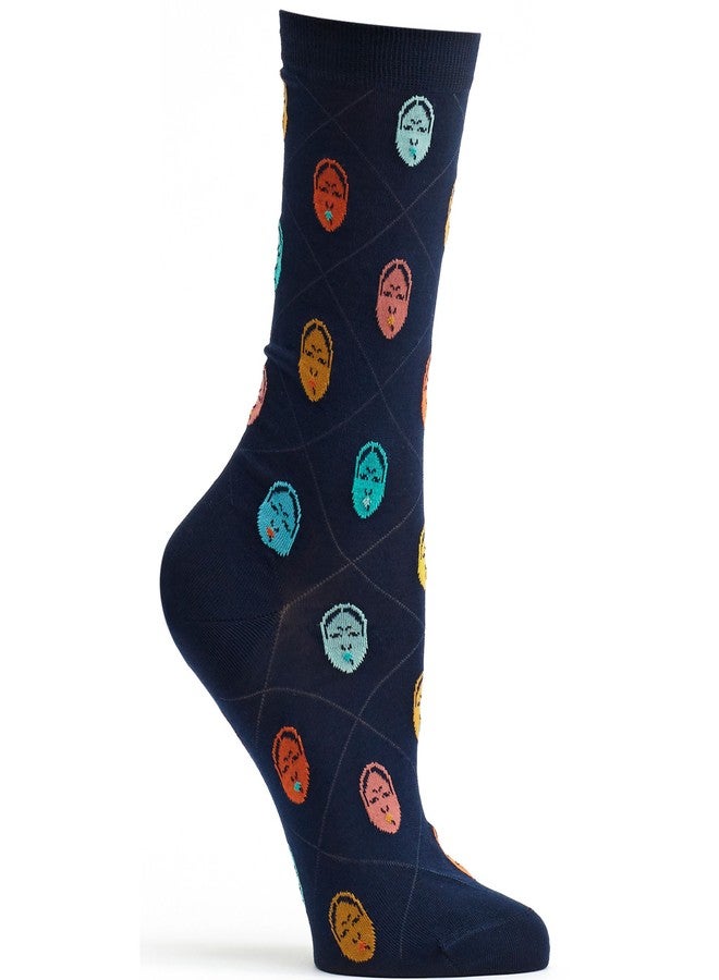 Ozone Women's Japanese Hanya Mask, Navy, One Size