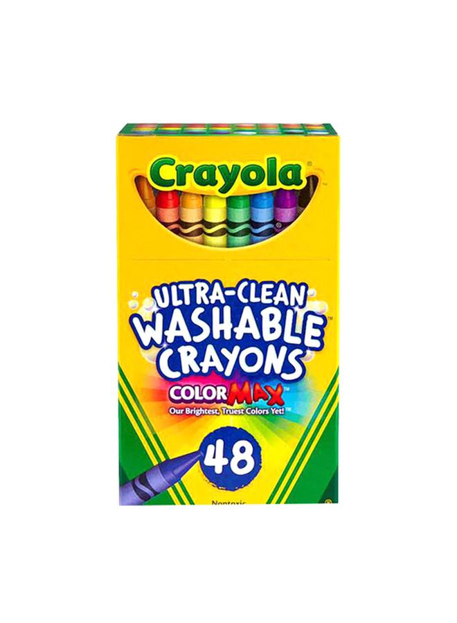Crayola 48-Piece Nontoxic Ultra-Clean Washable Crayon Multicolor CRA526948A002 - Image 1