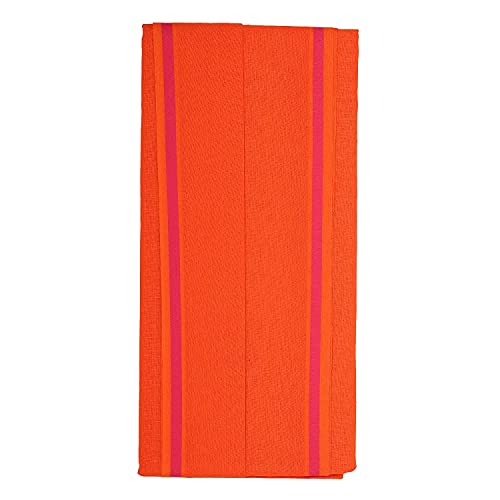 ROLIMOLI 100 Percent Cotton Red Gamchha Angochha Soft Absorbent Traditional Towel for Bath Travel Daily Use Durable Fabric (Set of 1) (2 Meter) - Image 2
