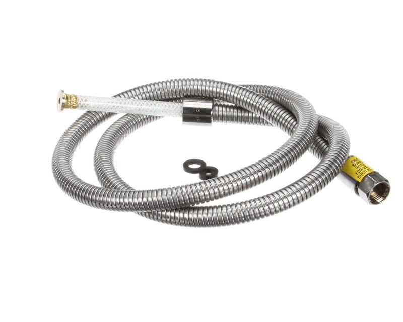 T&S Brass B-0068-H2A 68-Inch Flexible Stainless Steel Hose - Image 1