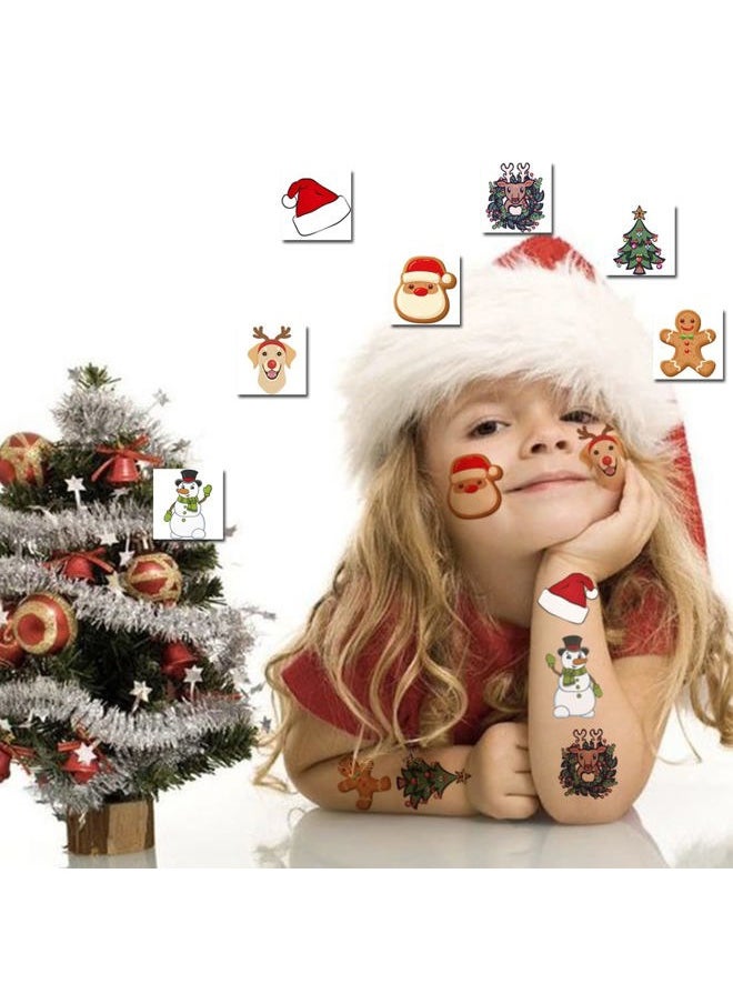 CHARLENT - 148 PCS Christmas Temporary Tattoos for Kids - Xmas Individual Tattoos for Kids Christmas Party Favors, Stocking Stuffer, Christmas Eve Gift - Image 1
