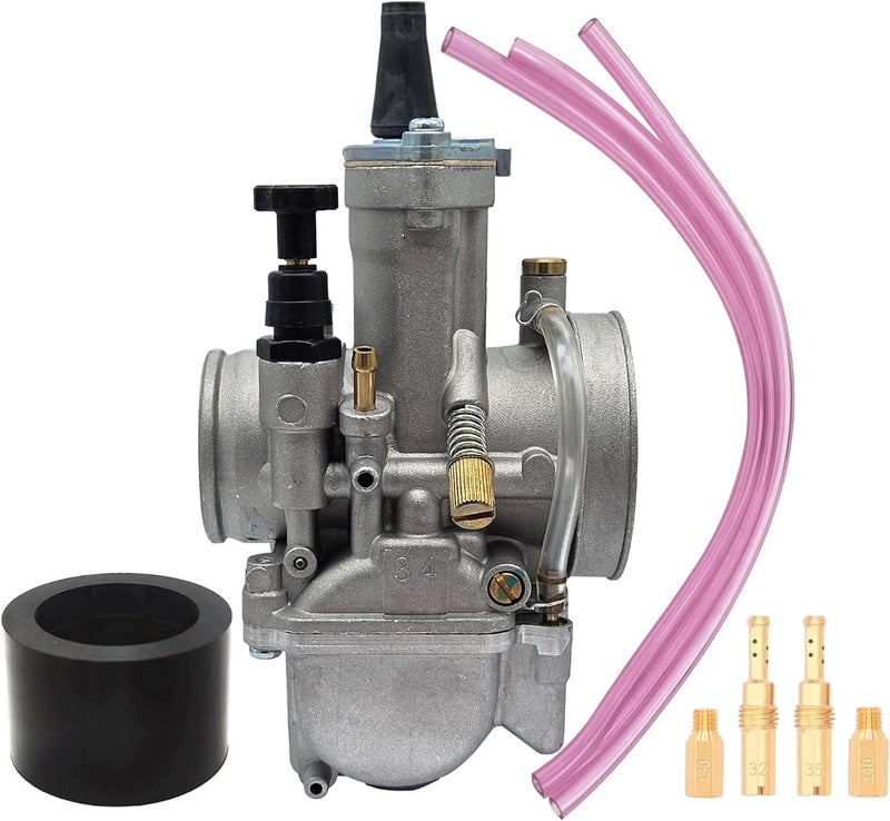 Joygowe كاربراتير جويوغو العالمي PWK 34mm مع طاقة نفاثة لمحركات 200cc إلى 350cc - Image 1