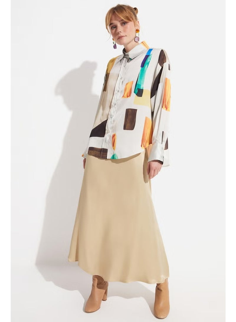 JUNE Geometric Patterned Shirt - Image 5