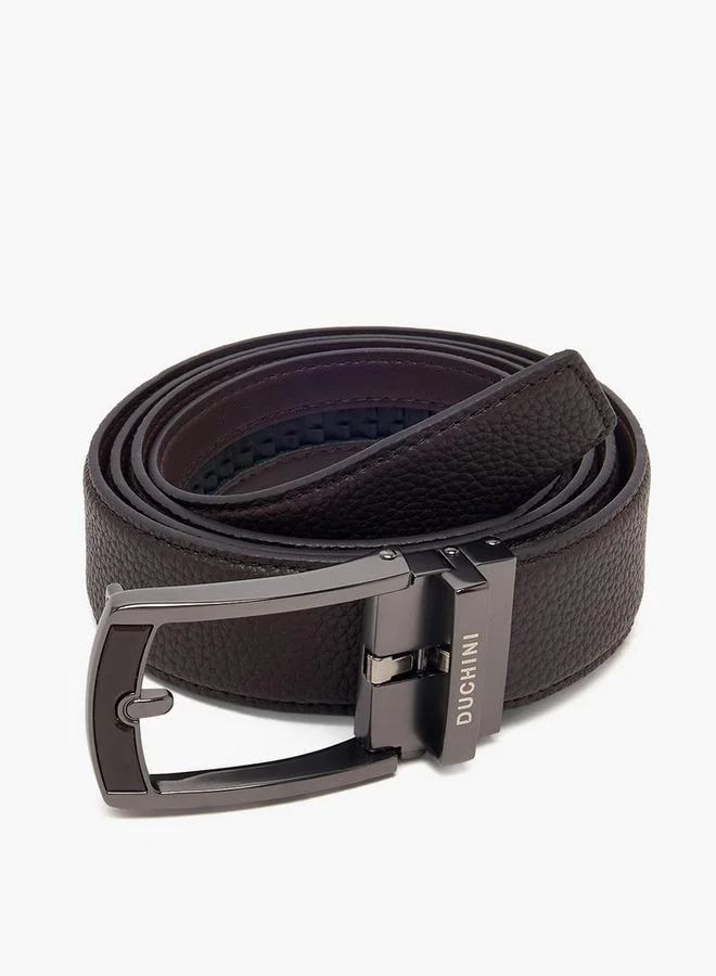 Duchini Men Pin Buckle Leather Belt
