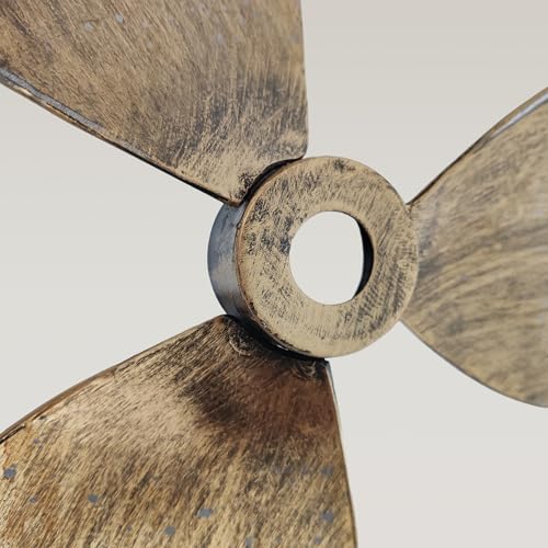 Everydecor Metal Nautical Ship Propeller - Vintage Wall Decor for Home Interior - Mix of Gold, Bronze, and Brown styles - Outstanding Piece of Art - Image 3