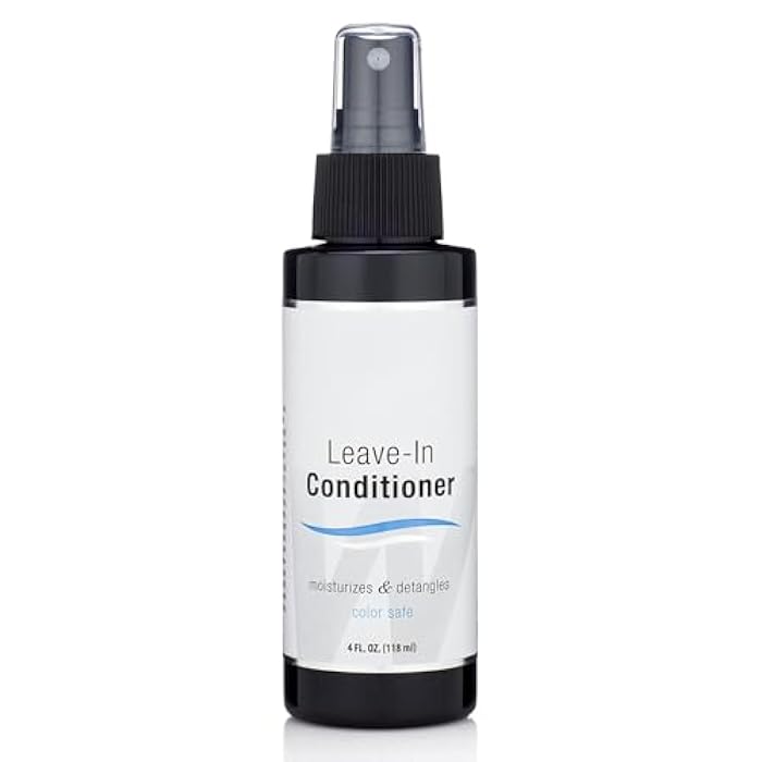 Hair Leave in Conditioner Spray - Wig Spray Leave in Conditioner for Natural Hair & Hair Systems - Color Safe Wig Detangler Spray for Women - Wig Hair Spray Conditioner Leave In (4 fl oz)