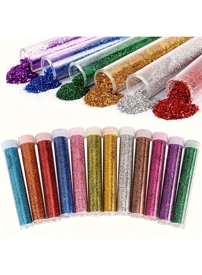 Mixed Color Ultra Fine Glitter For DIY Crafts Resin Art And Christmas Decorations - Image 2