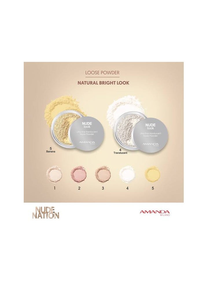 Amanda Milano Look Nude - Ultra Fine Loose Powder Amanda - Milano-3  - Image 3