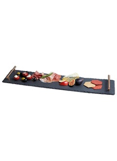 Kitchencraft Kitchen Craft Slate Serving Platter With Handles, 60 cm X 15 cm Size, Black, 60 X 15 X 3.5 cm - pzsku/Z629730938B20BFC804A3Z/45/_/1696486235/a423f74a-bd5d-4462-847f-c1b9588673dd