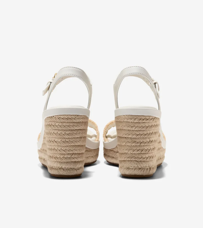 كول هان Women's Cloudfeel Asbury Espadrille Wedge Sandals