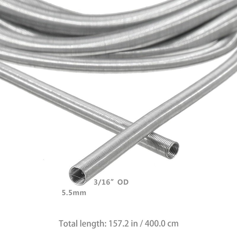 DECHOUS 4m Brake Line Tube Protector Spring Fuel Tube Protector Automotive Hose Guard Long Lightweight Professional Grade - Image 2