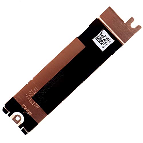 Deal4GO Slot 1 M.2 2280 SSD Heatsink Thermal Heat Shield 0130R6 130R6 for Dell XPS 15 9500 9510 9520 9530 Precision 5550 5560 5570 5580 Latitude 5500 - Image 1