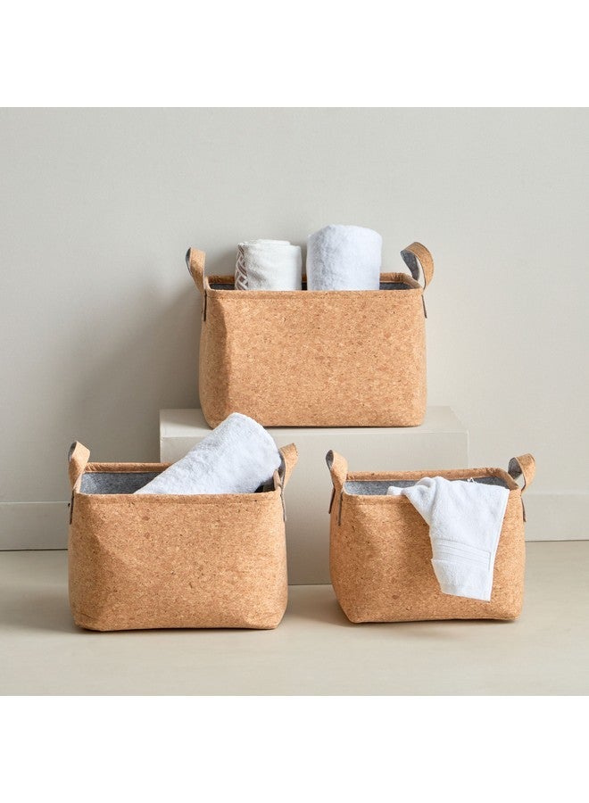 Home Box مجموعة سلال من الفلنكرك 3 قطع إيدن 43 × 28 × 31 سم  - Image 1