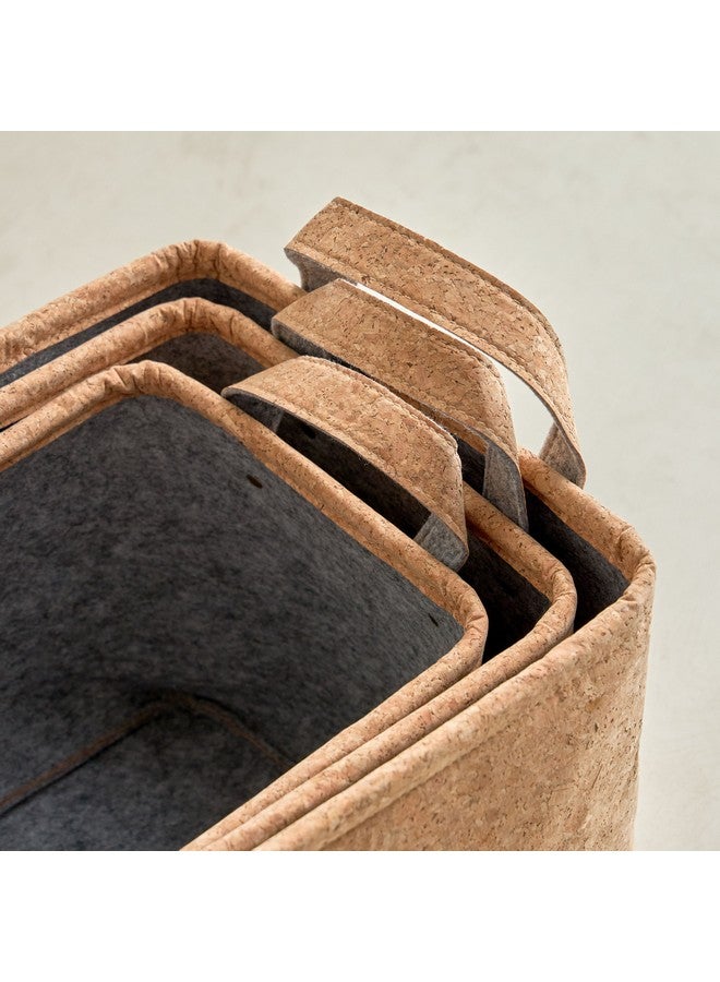 Home Box مجموعة سلال من الفلنكرك 3 قطع إيدن 43 × 28 × 31 سم  - Image 4