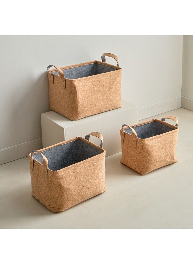 Home Box مجموعة سلال من الفلنكرك 3 قطع إيدن 43 × 28 × 31 سم  - Image 3
