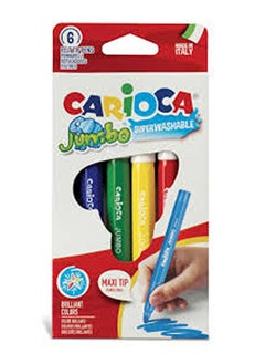 carioca 6 Jumbo Super Washable Colors Multicolour 