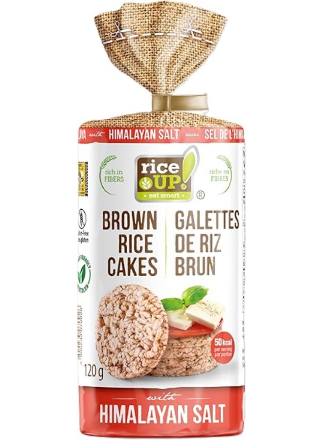 RiceUp! Whole Grain Rice Cakes Himalayan Salt - 120g