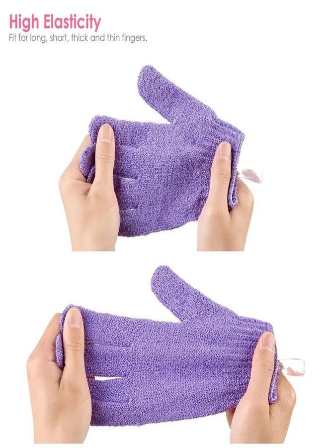 Giffy قفاز الاستحمام المقشر جيفي®، رغوة عالية للتنظيف للرجال والنساء - متعدد الألوان (8) - Image 2