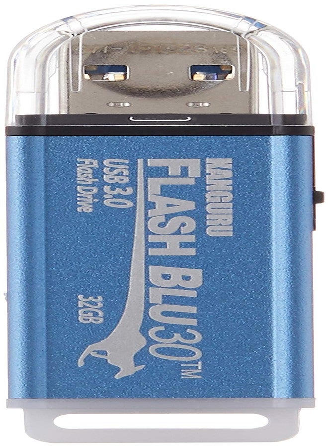 Kanguru FlashBlu30 - 32GB USB Flash Drive - Physical Write Protection Switch - Super Fast USB 3.0 - Image 2
