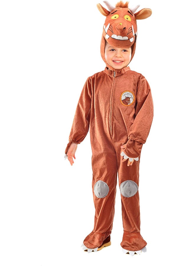 Ciao Gruffalo Costume for Toddlers 4-5 Y | Kids Storybook Fancy Dress Outfit Jumpsuit with Bonnet | Baby Animal Character Costume - Image 1