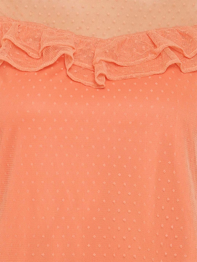RARE Womens Polyester Half Sleeve Regular Fit Blouse - Image 4