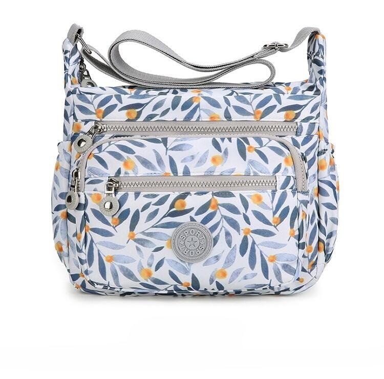 MISTYCDEP Crossbody Purse for Women, Nylon Waterproof Shoulder Purse, Messenger and travelling Bag Lightweight, Long Strap (Blue, Pack of 1) - Image 1
