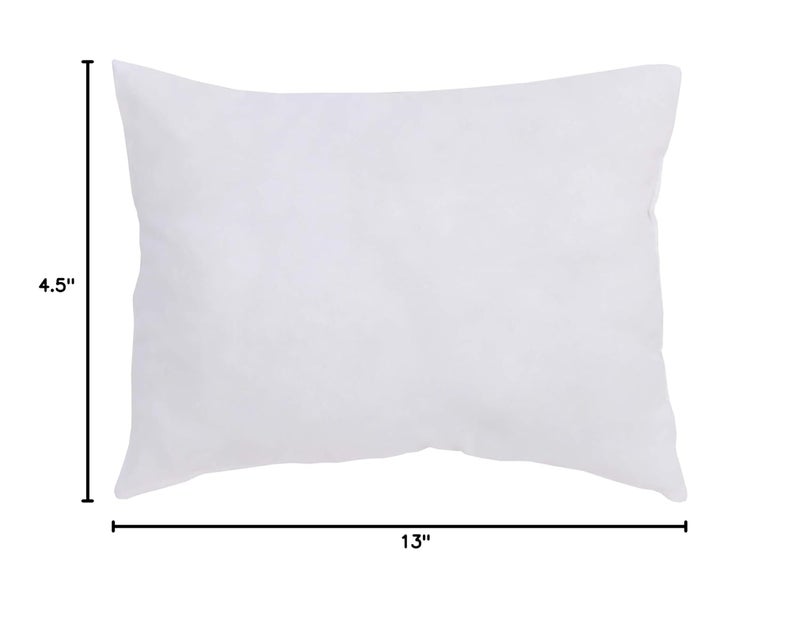 Sumersault Soft White Toddler Travel Pillow 13" x 10" x 4.5" Extra Soft Yet Supportive Perfect for Cars, Airplanes, Strollers or Any Travel - Image 2