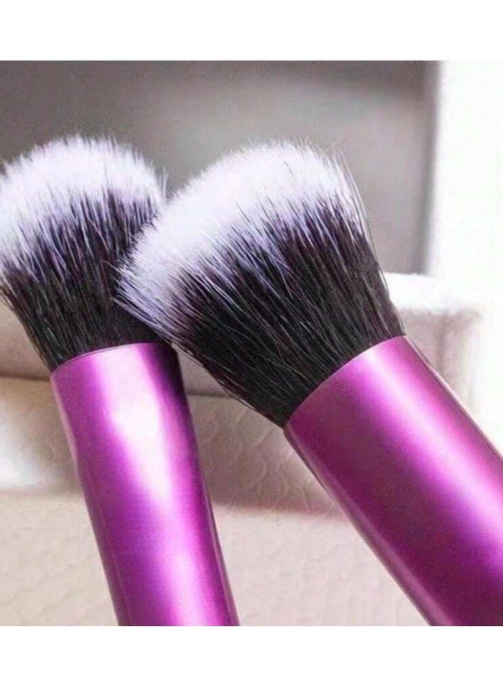Exotic 2Piece Eye Shade Plus Blend Brush Set Purple - Image 2