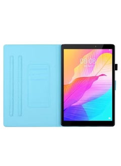 erorex Colorful Butterfly Design Flip Case for Huawei Tablets with Card Holder and Stand Feature  - Image 4