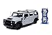 Jada Toys Just Trucks 124 2003 Hummer H2 with Rack Diecast Car Grey Toys for Kids and Adults 32310 - Image 2