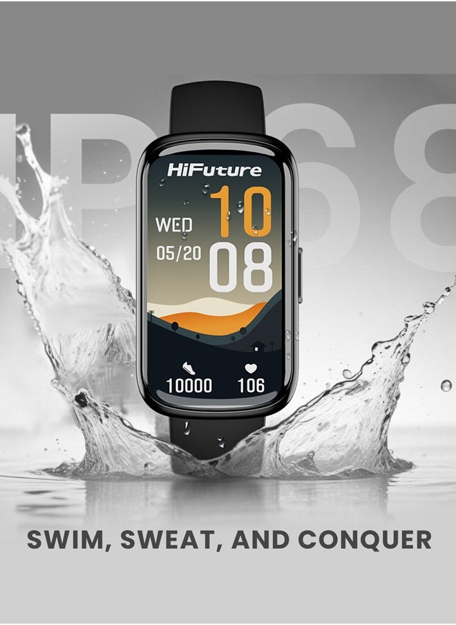 HiFuture EV02 Bluetooth Smart Calling Watch (1.47 Inch IPS Display), Pink  - Image 3