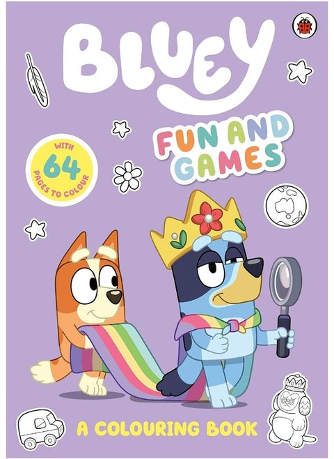 Bluey: Fun and Games Colouring Book: Official Colouring Book